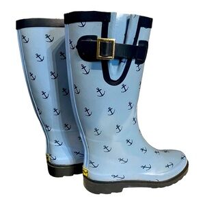 Western Chief Size 5 Chief Tall Blue Rain Boots